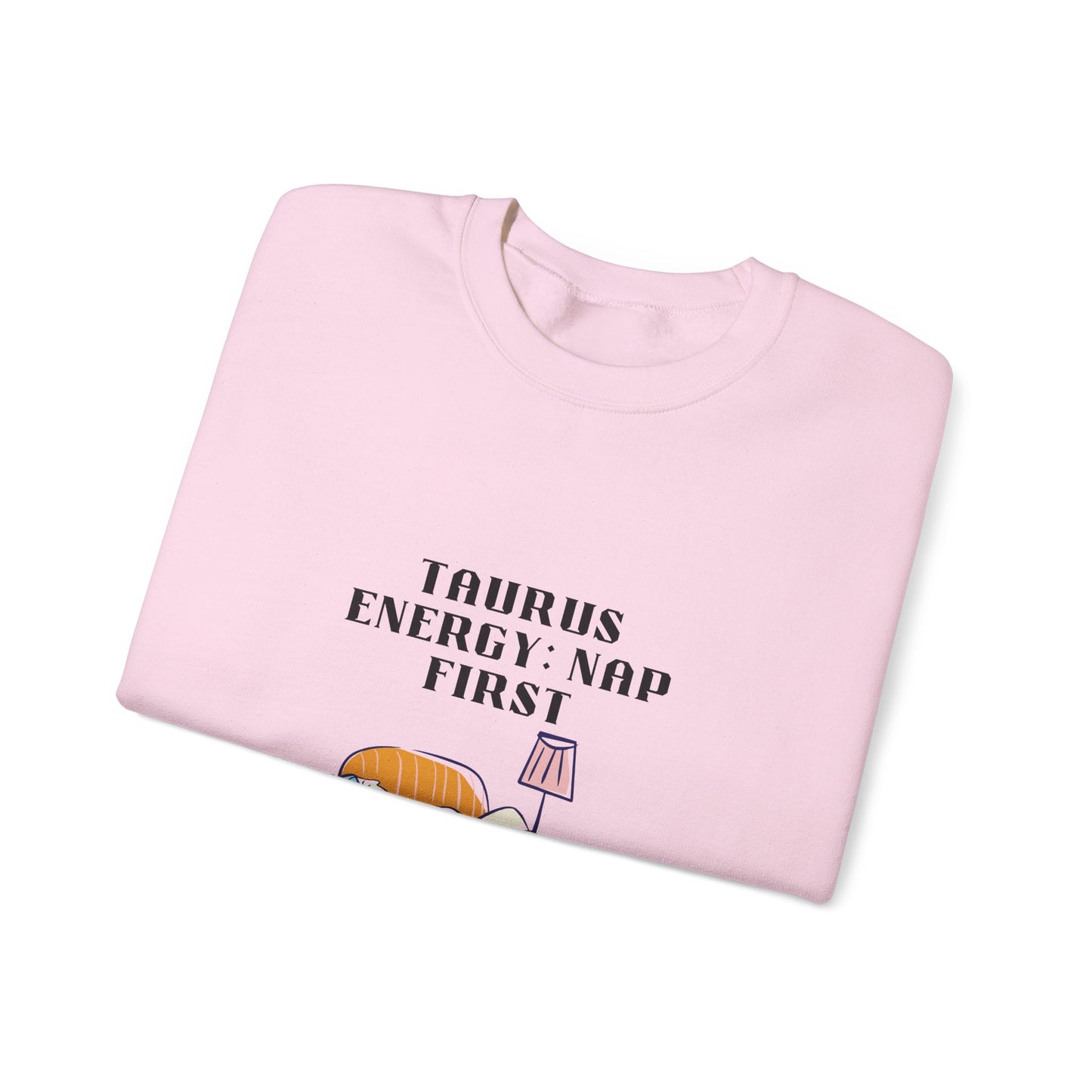 Taurus Nap Sweatshirt: Cozy Zodiac Crewneck for Astrology Lovers, Perfect Gift for Birthdays, Relaxation, and Home