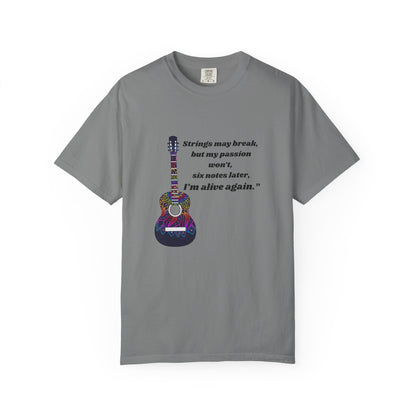 Musical Passion T-Shirt - Guitar Design, Perfect Gift for Musicians, Music Lovers, Holiday Apparel, Inspirational Tee, Casual Wear