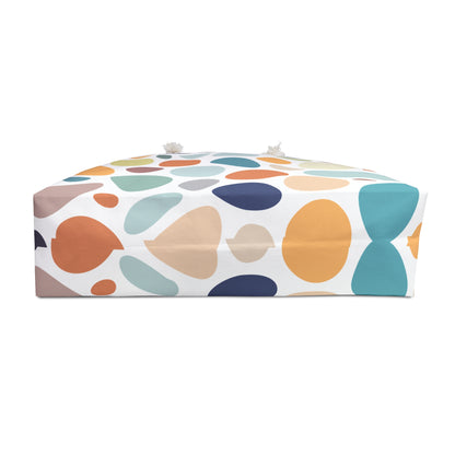 Colorful Weekender Bag, Travel Tote, Vacation Bag, Stylish Overnight Bag, Beach Bag, Gift for Travelers